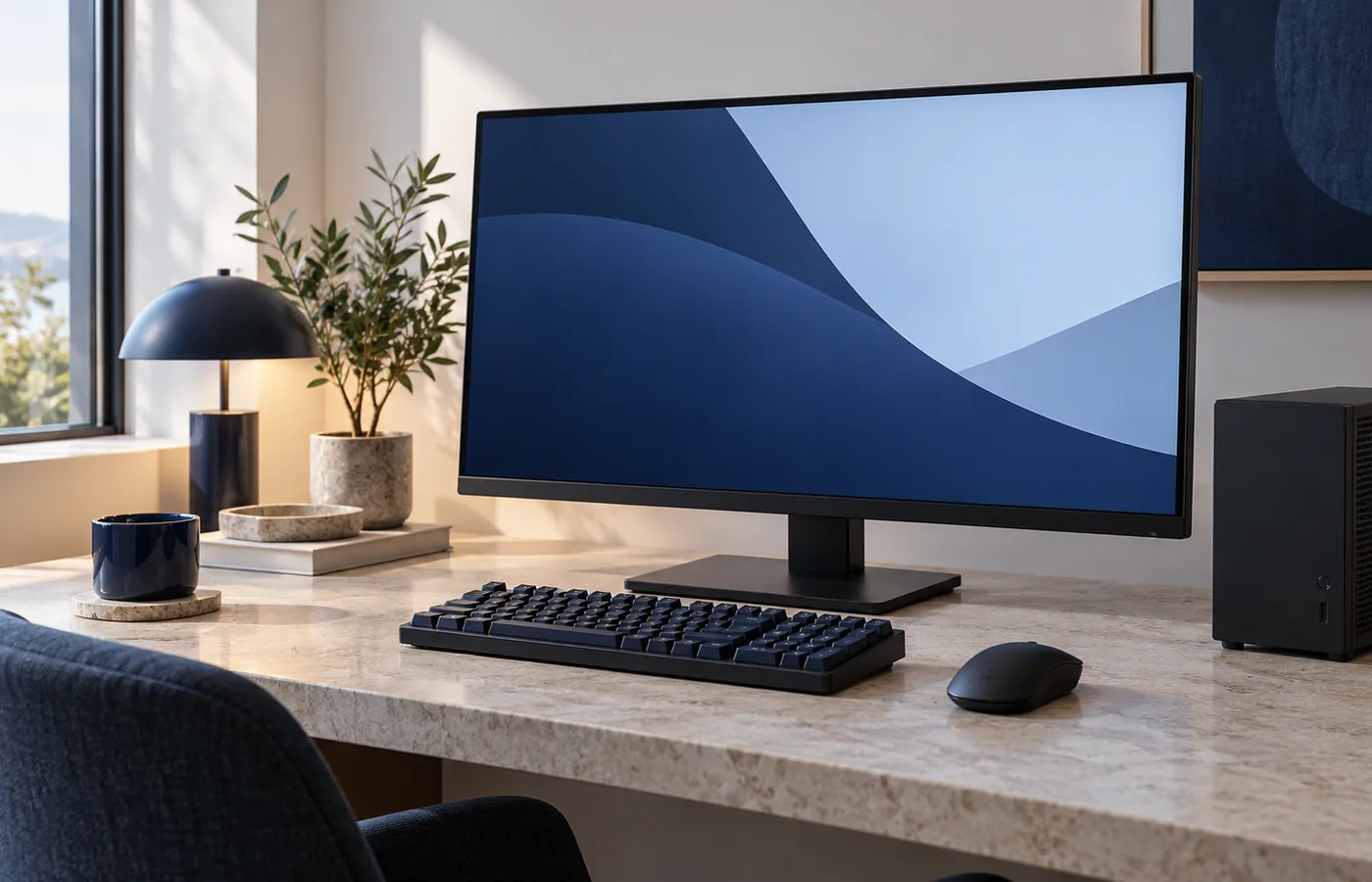 Linux桌面显示器与键盘的技术工作空间 Linux桌面显示器与键盘的技术工作空间